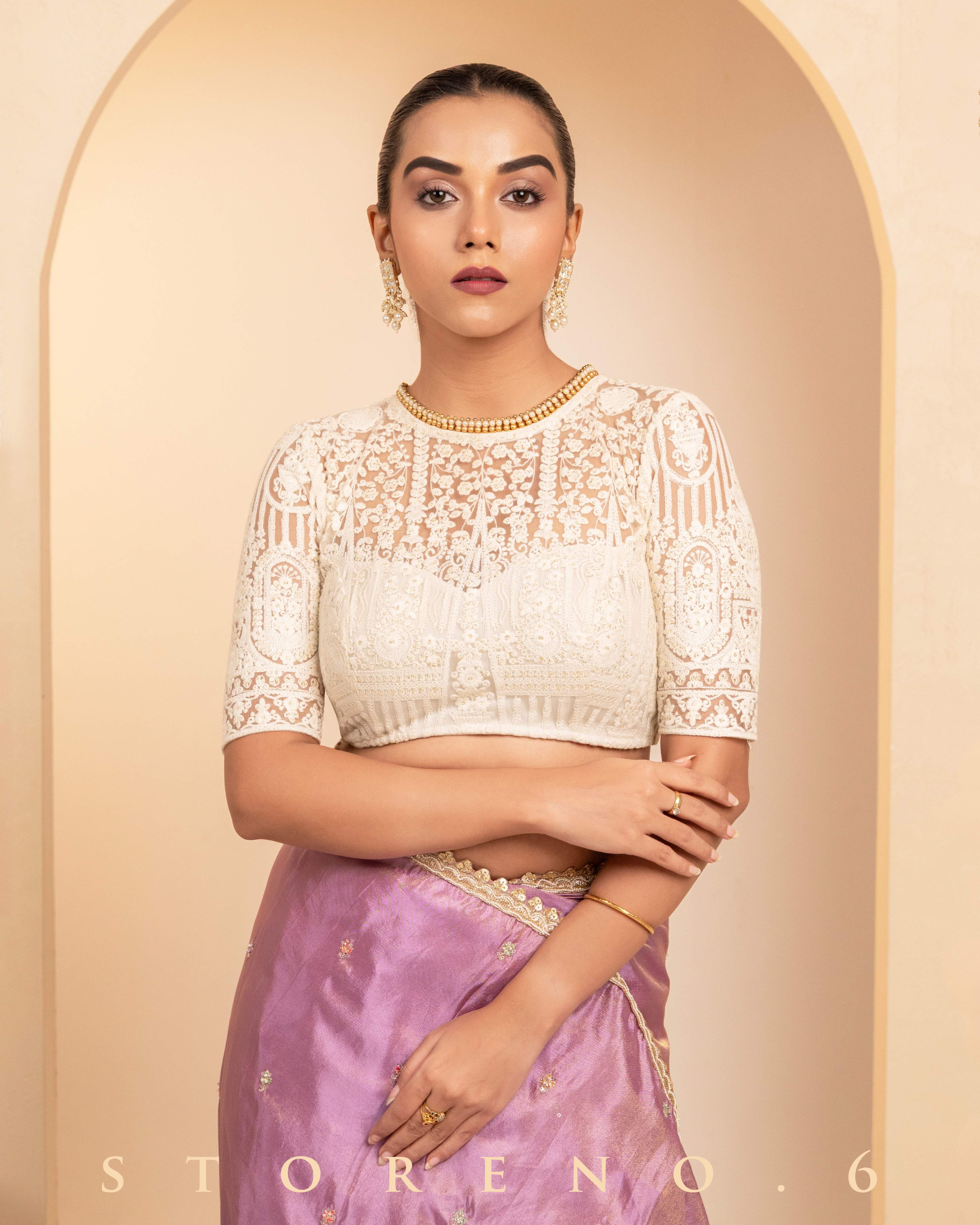 GLAM GLORY SAREE WITH CHAANDNI CLASSIC BLOUSE