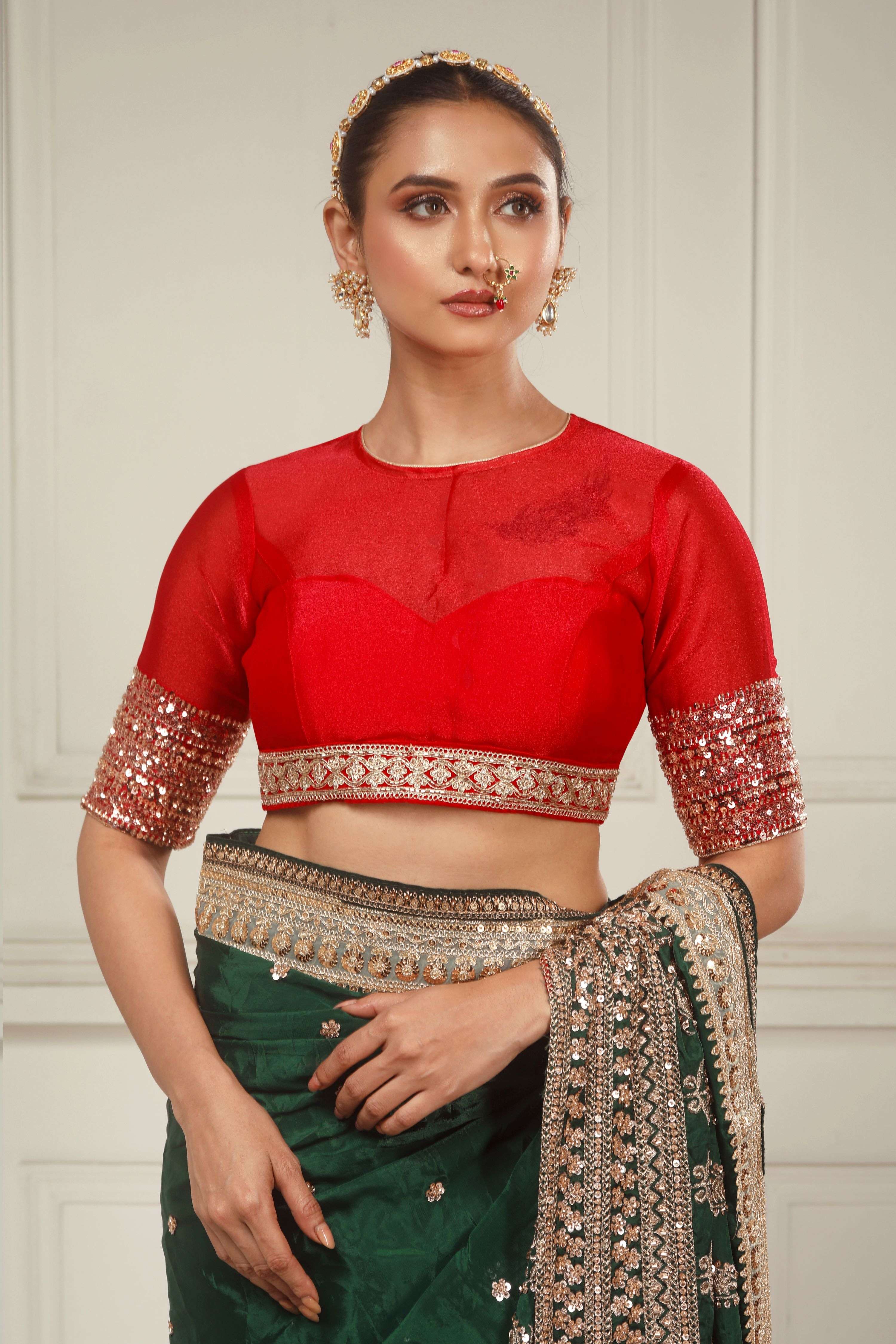 CRIMSON DESIRE BLOUSE