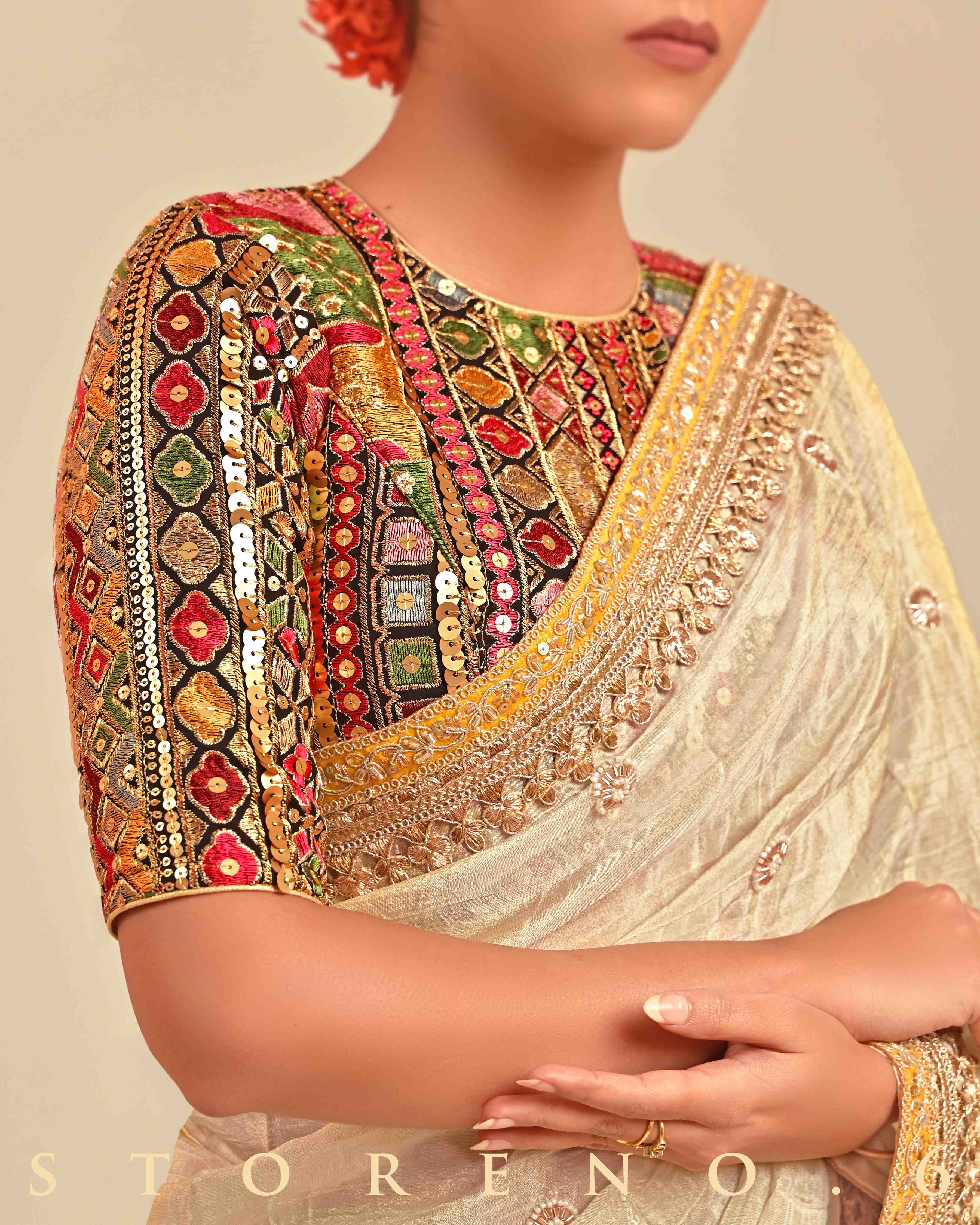 GUL KAARI SIAH EDGE BLOUSE