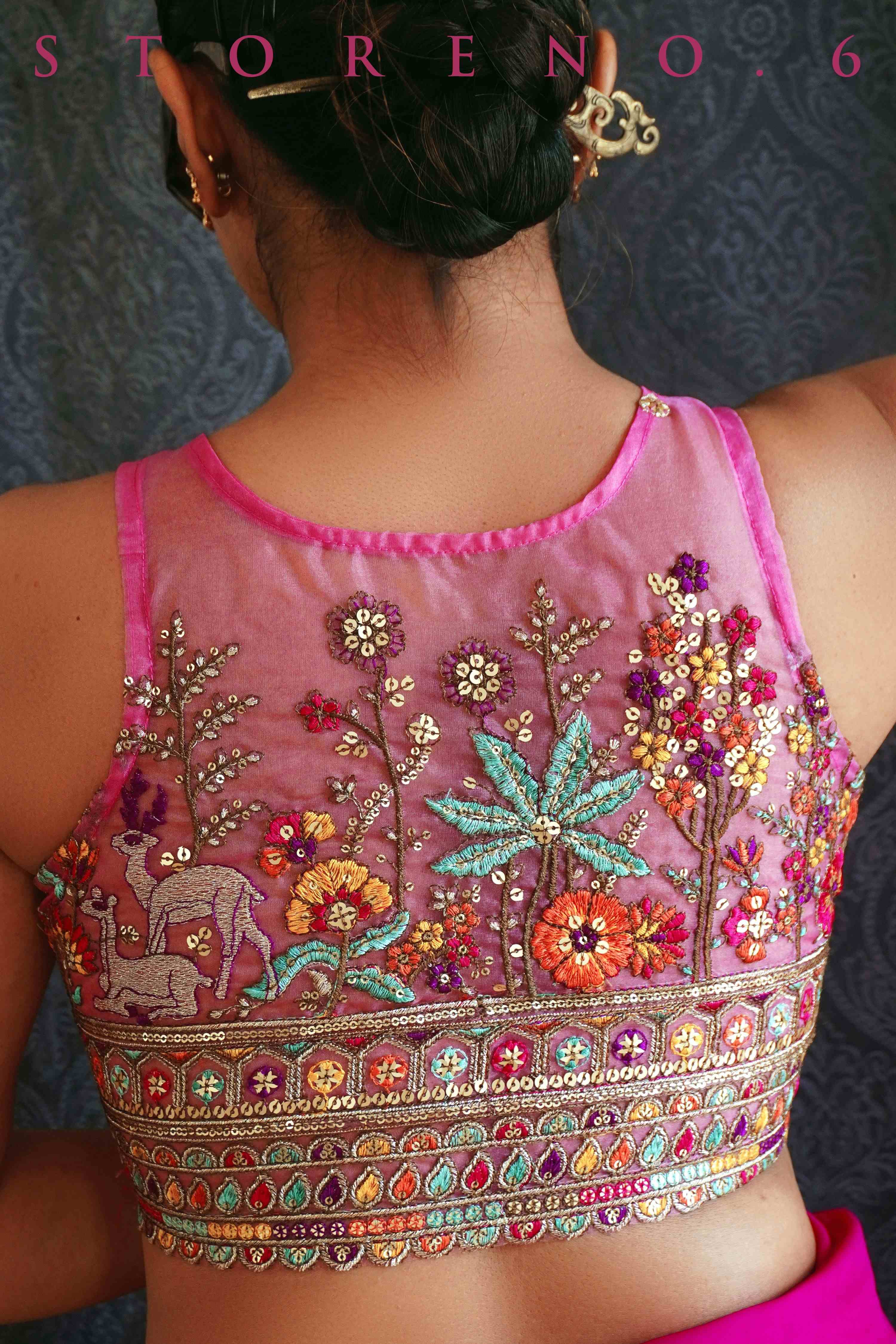 BLUSH HORIZON BLOUSE