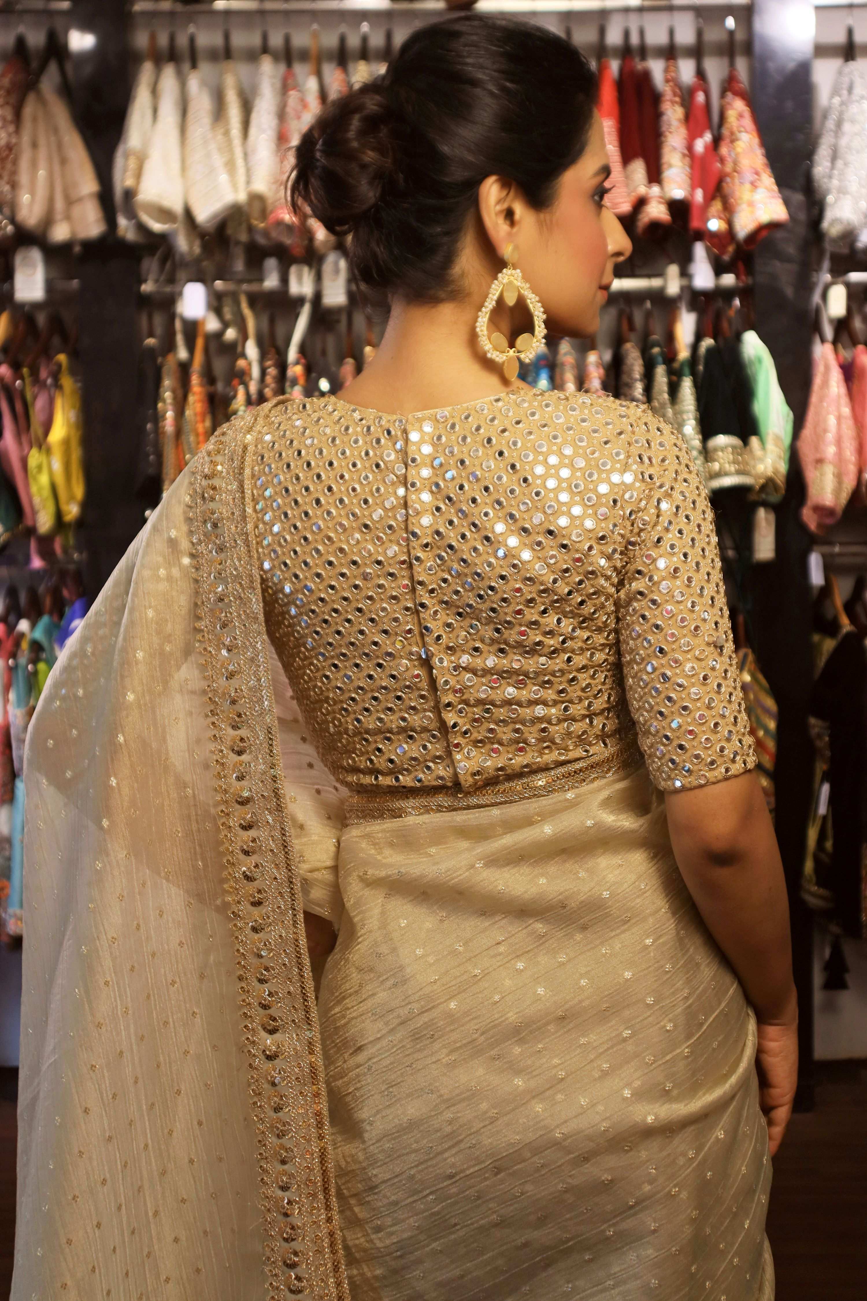 MIDAS MAJESTY SAREE WITH GOLDEN GOSSIP BLOUSE