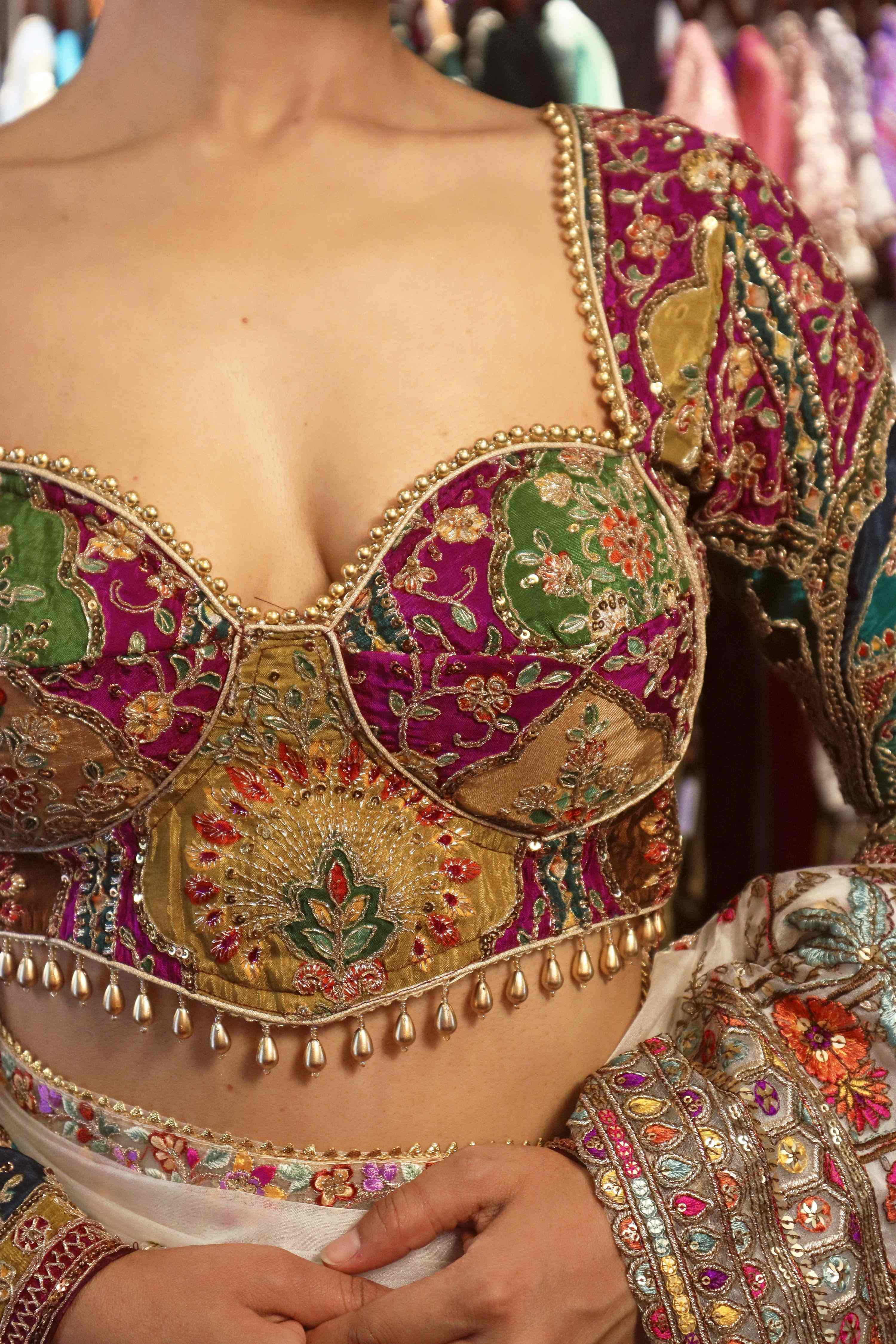 COUTURE CHARM CORSET BLOUSE