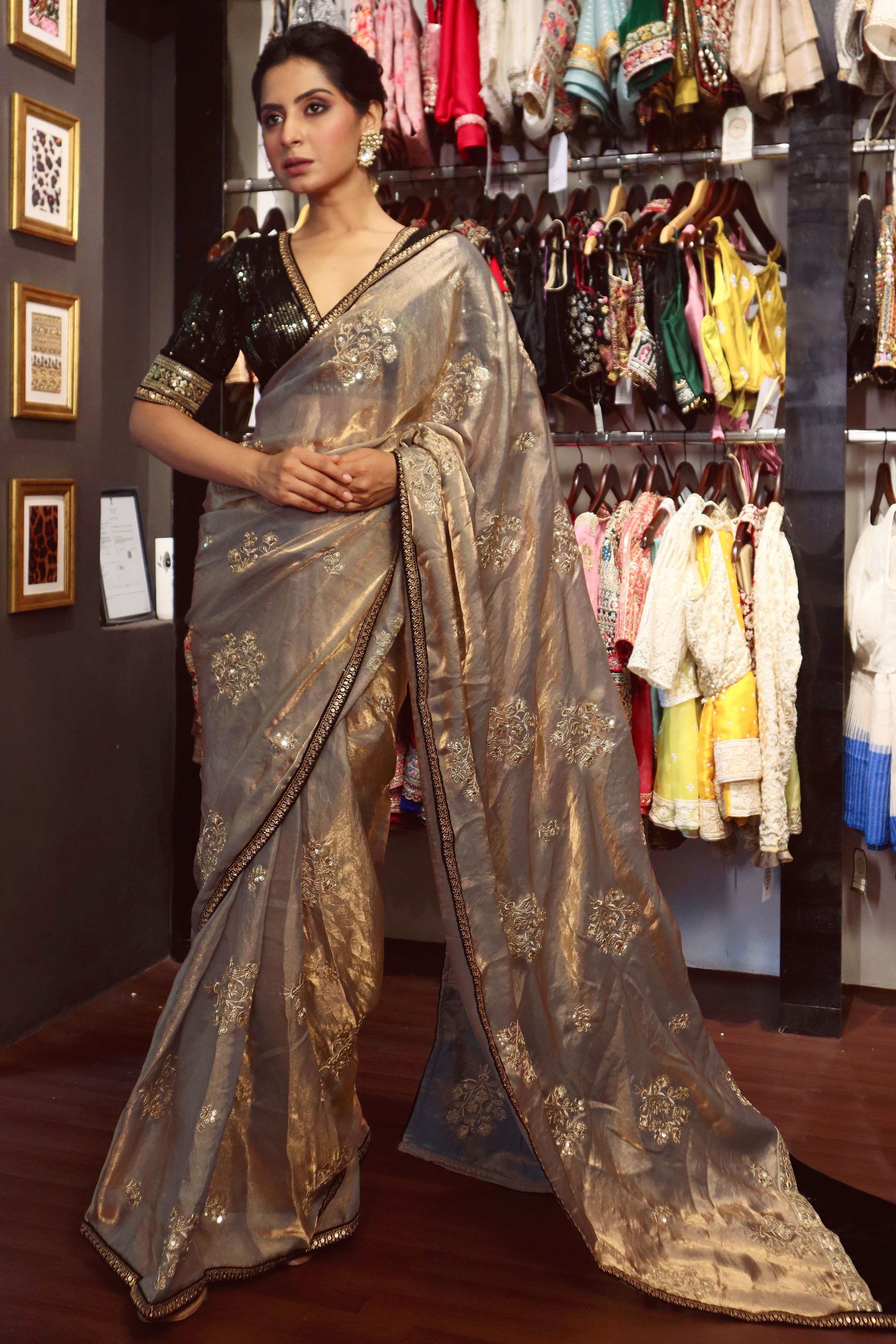 TITAN TEMPTRESS SAREE WITH SAANJH CLASSIC BLOUSE