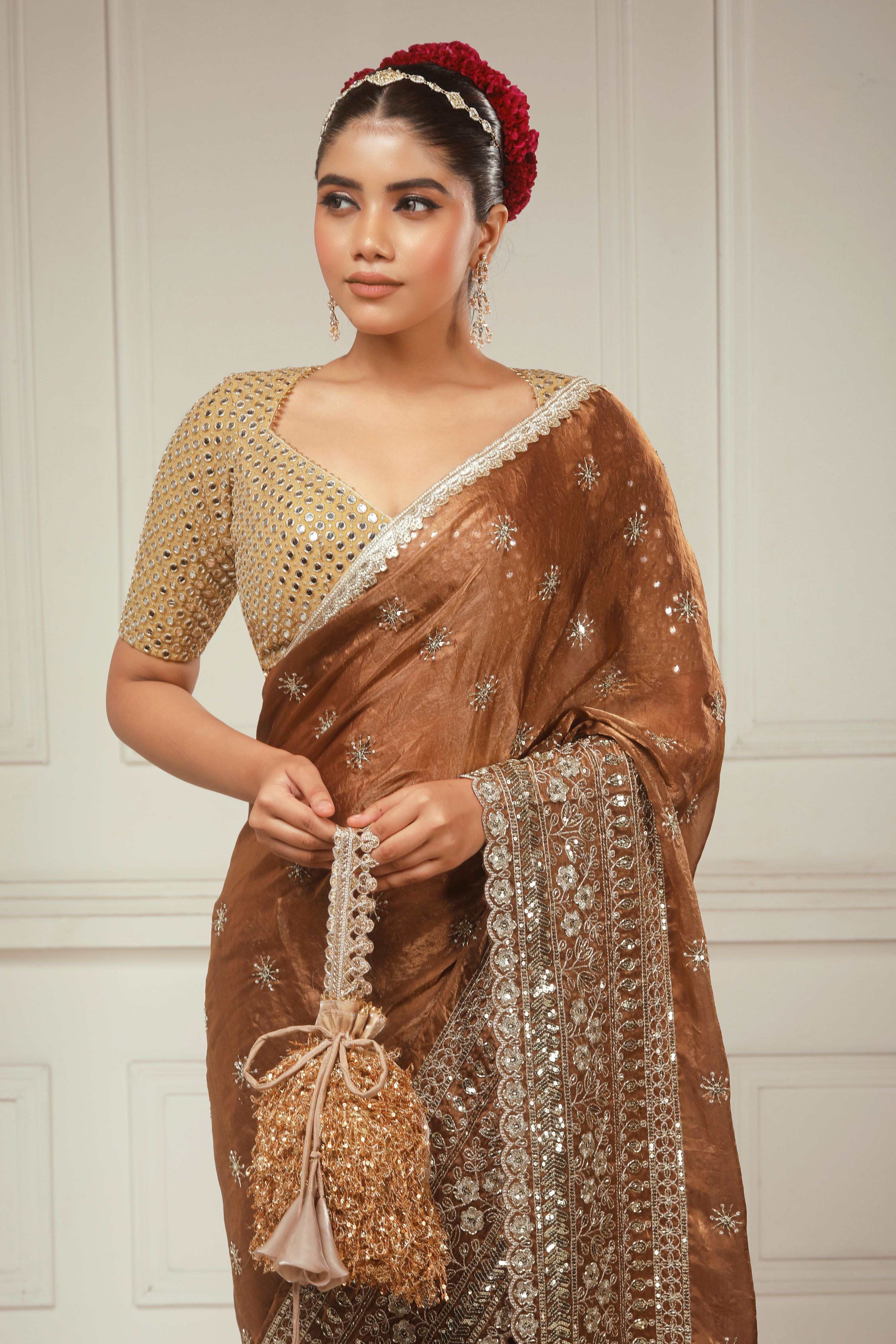 GOLDEN GOSSIP BLOUSE
