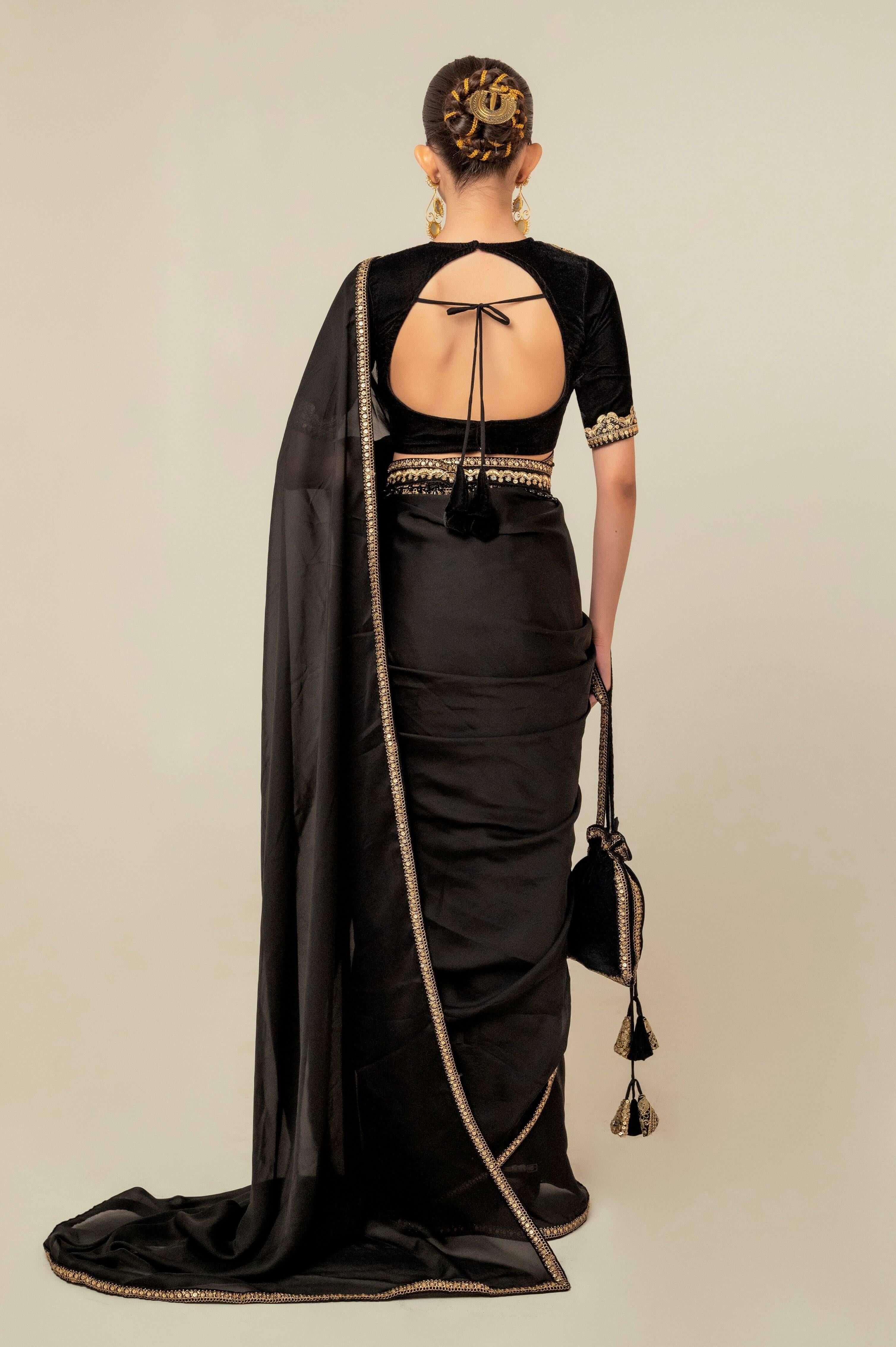 JEWEL JOY SAREE WITH OLD WORLD BLOUSE.