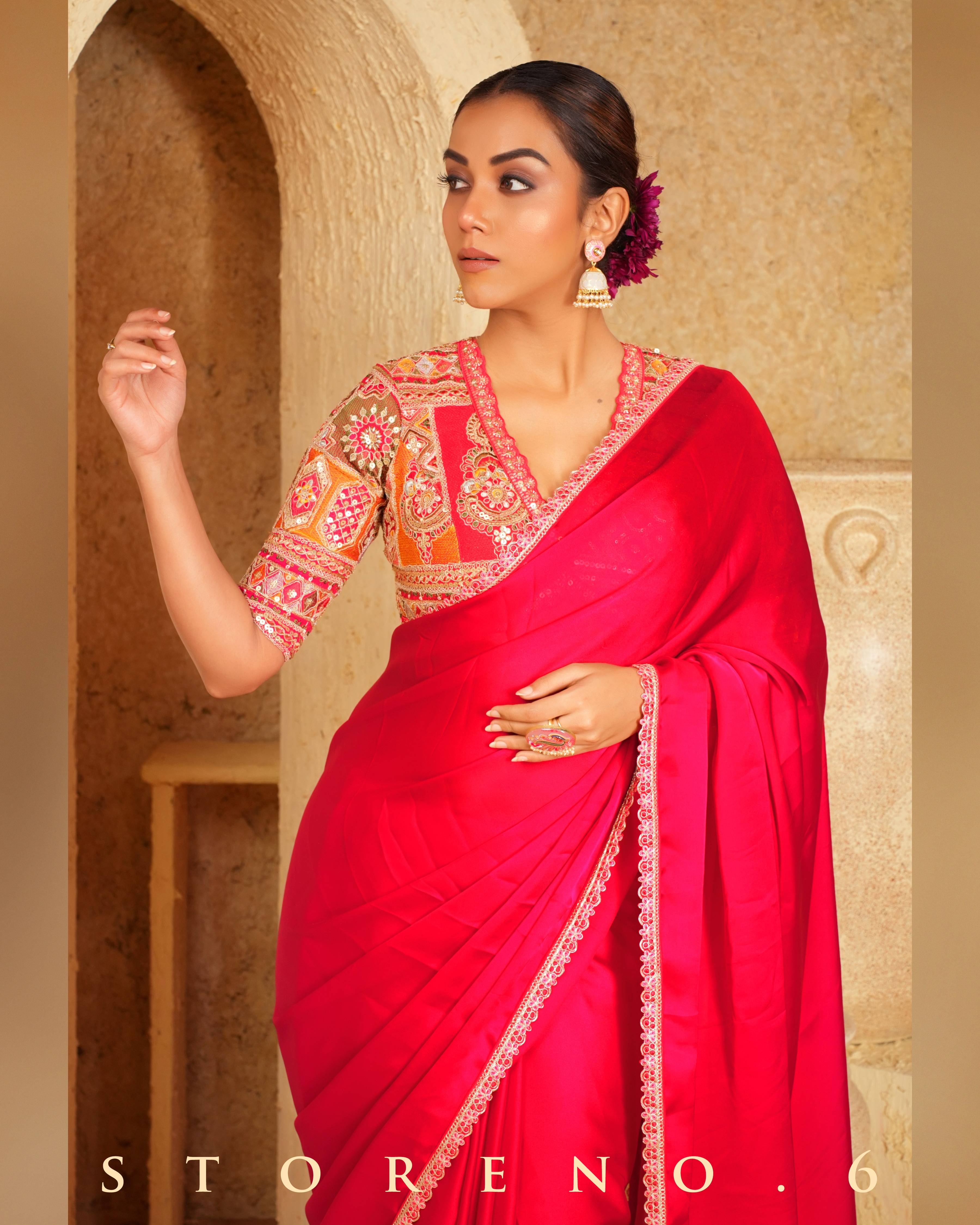 CHERRY CHARM SAREE