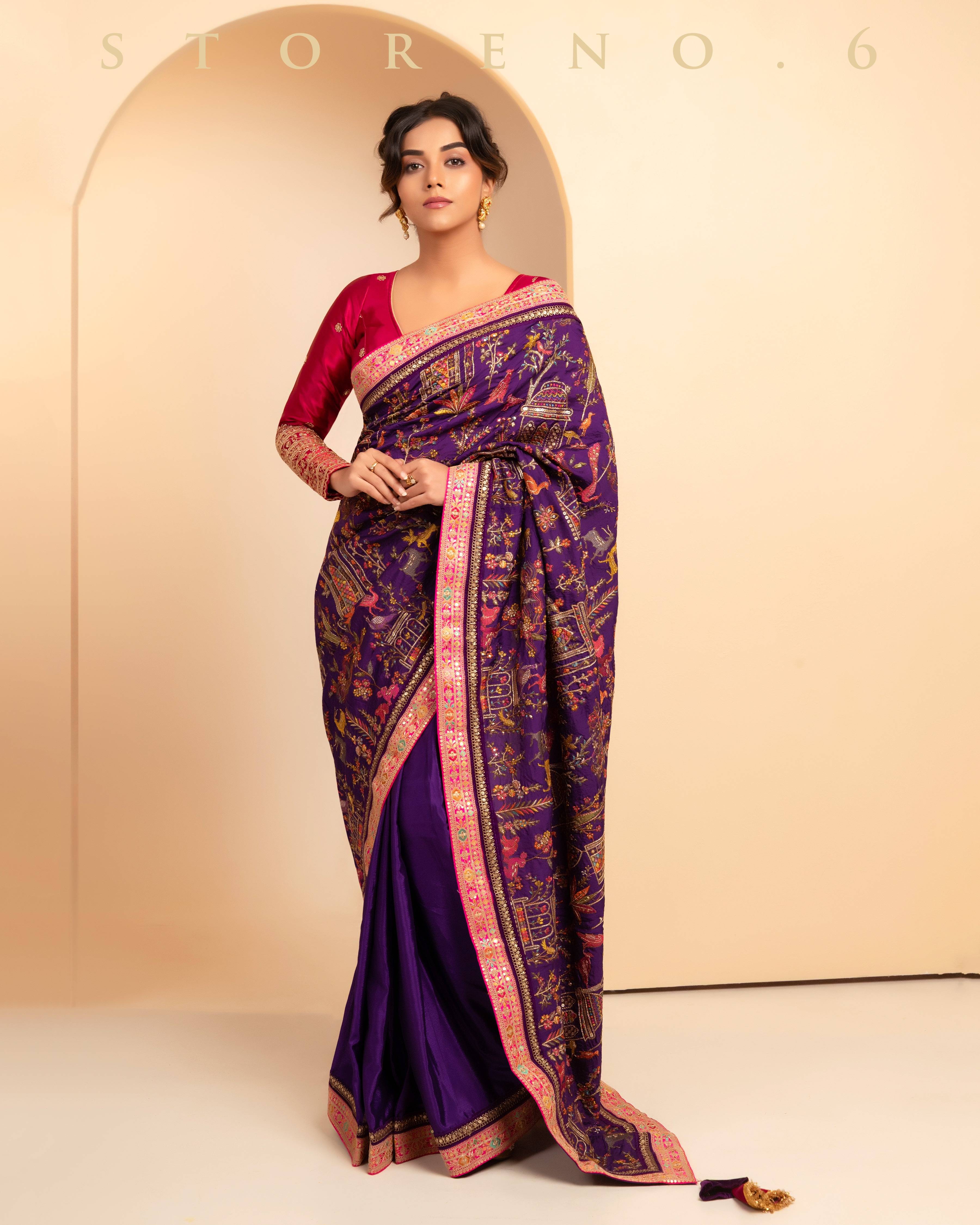 THE 6TH CENTURY CHROMA SAREE