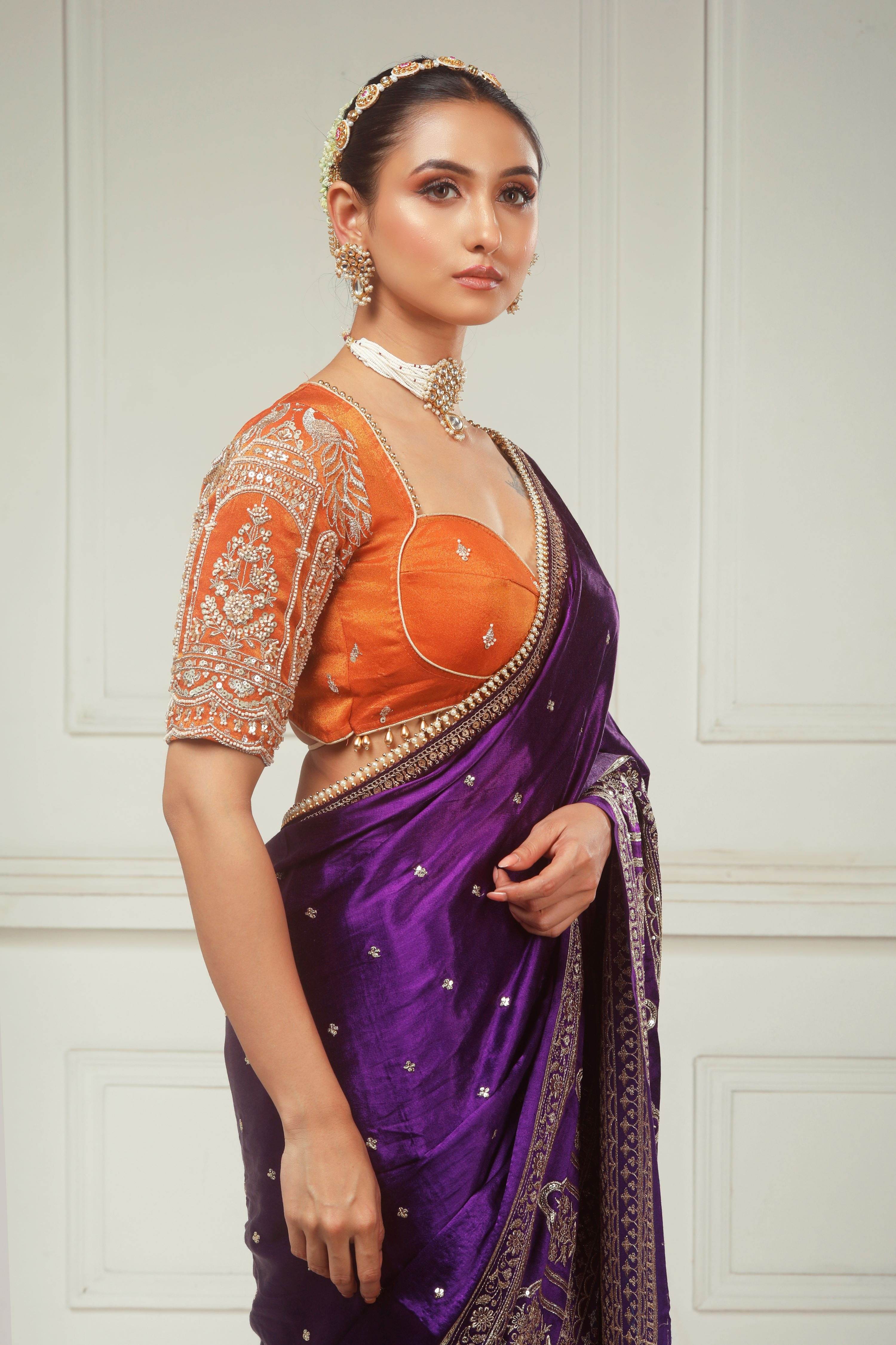 SAFFRON SYMPHONY BLOUSE