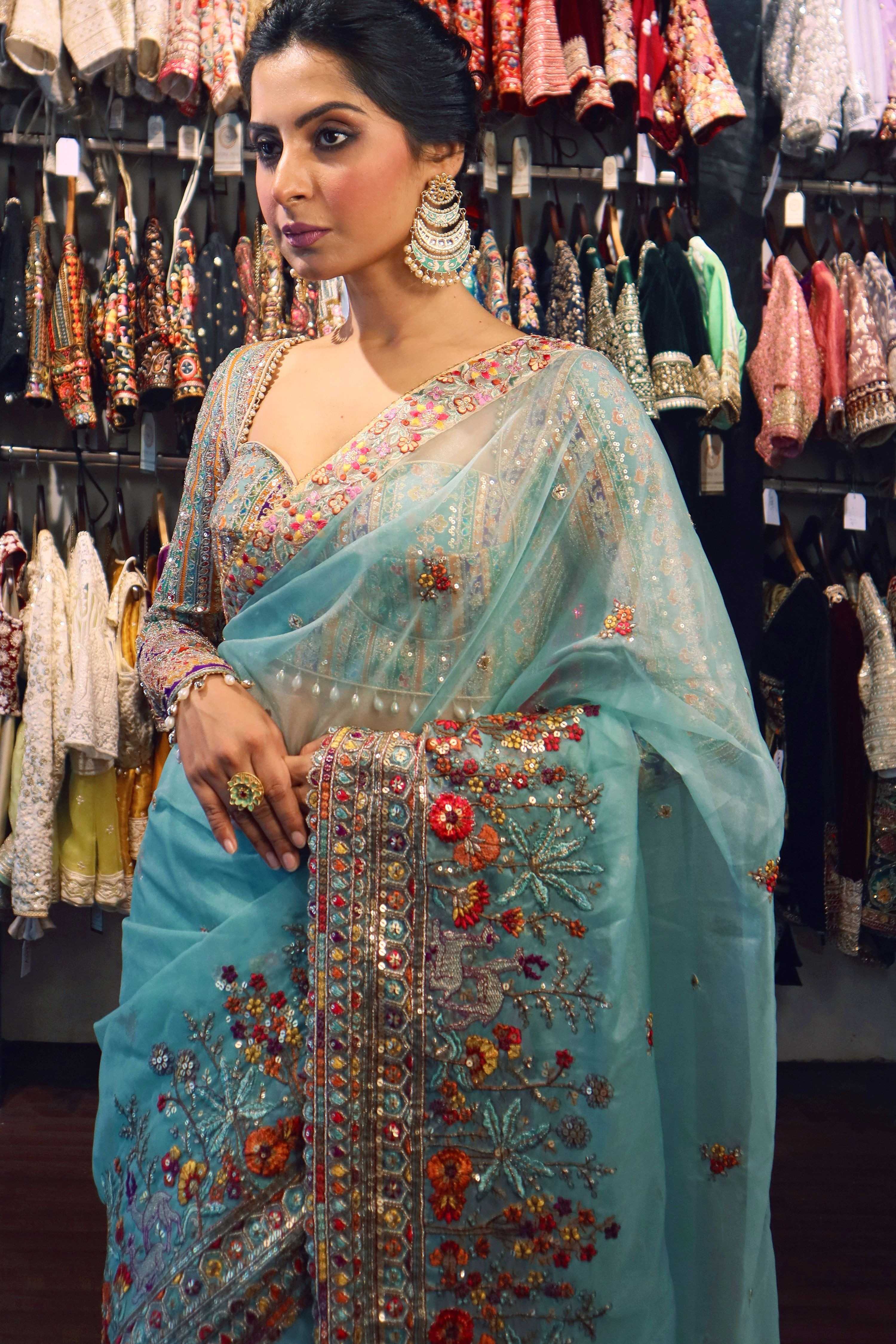 COASTAL CRUSH SAREE