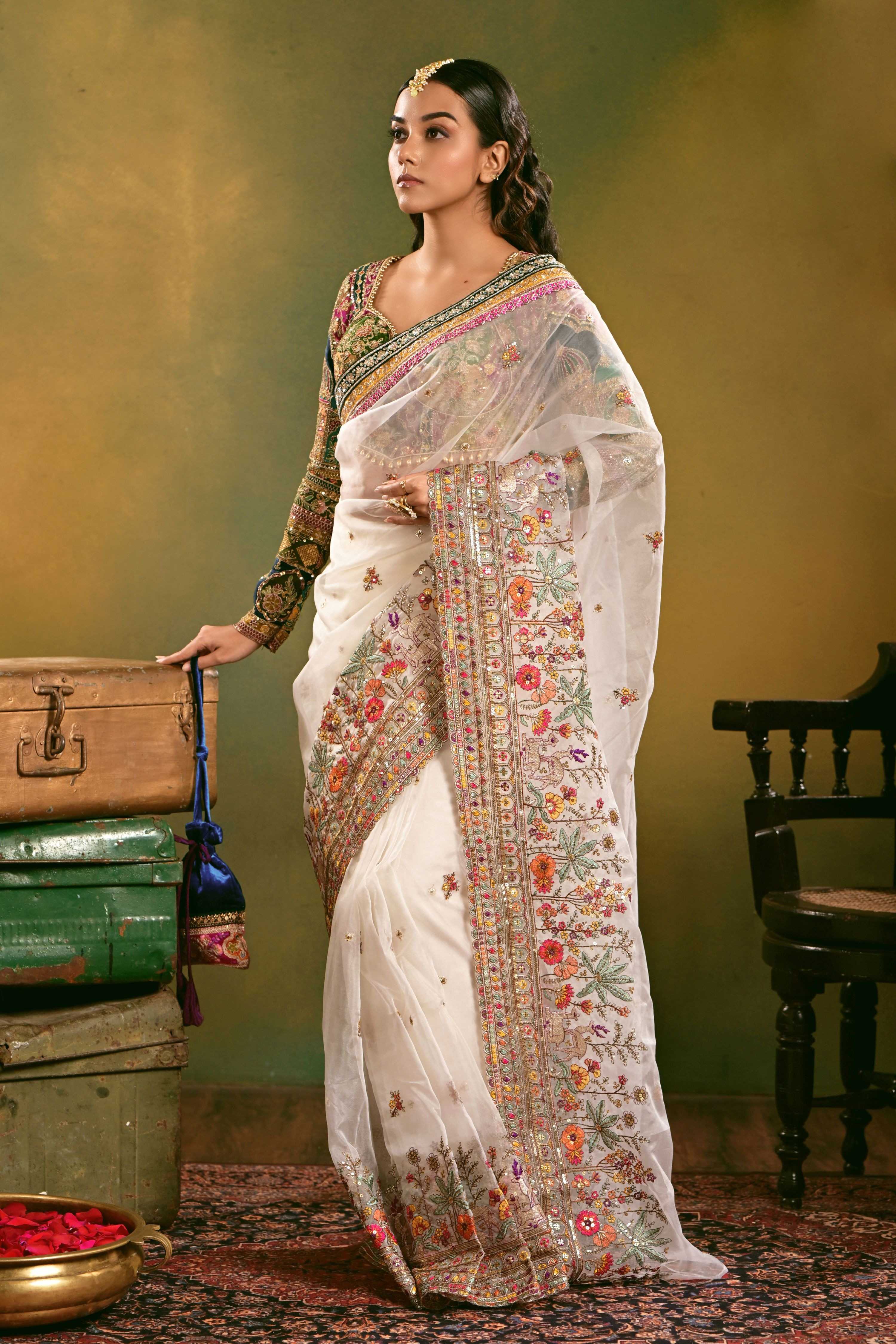 COSMOS CRUSH SAREE