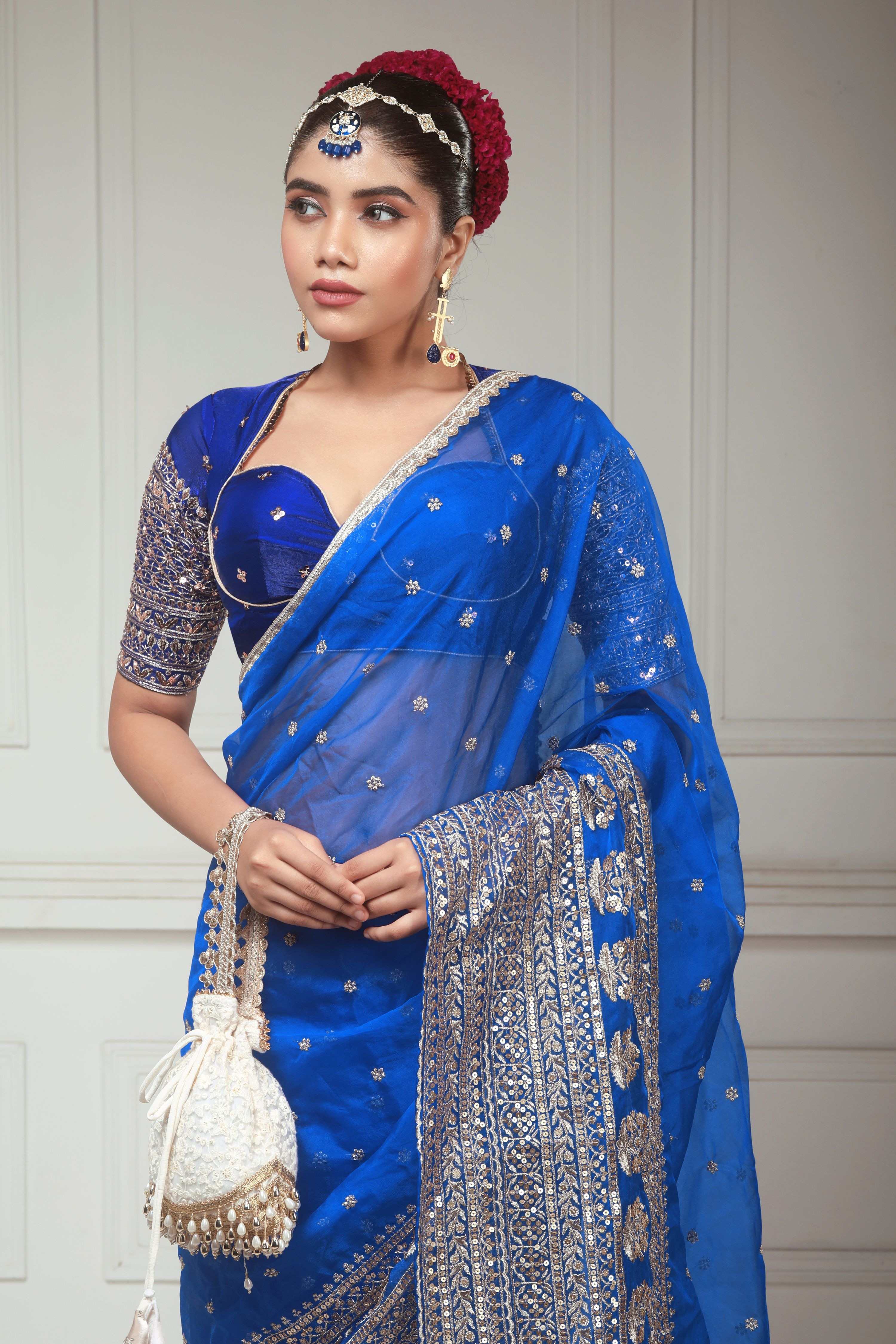 BLUEBERRY KISS SAREE