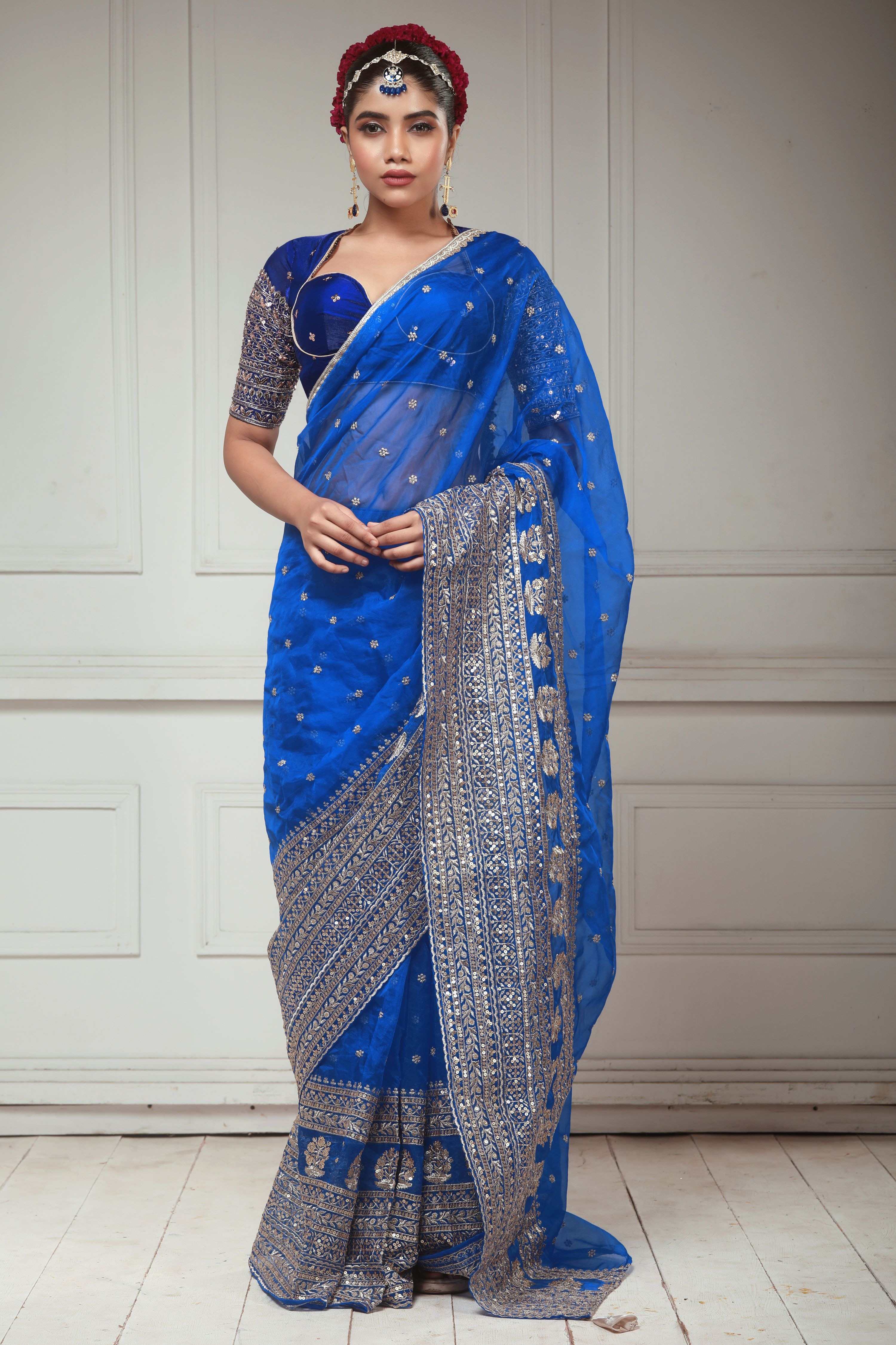 BLUEBERRY KISS SAREE