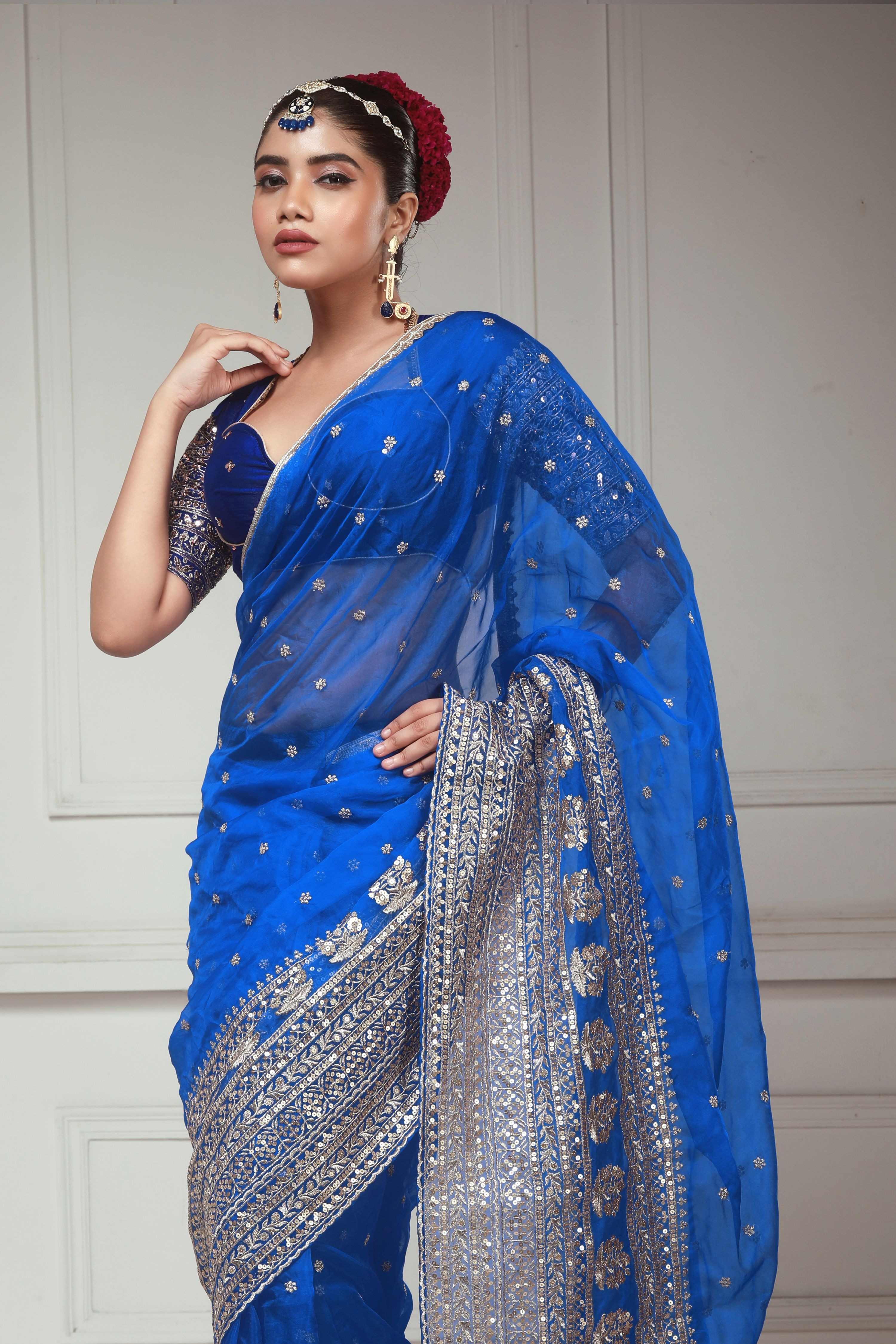 BLUEBERRY KISS SAREE