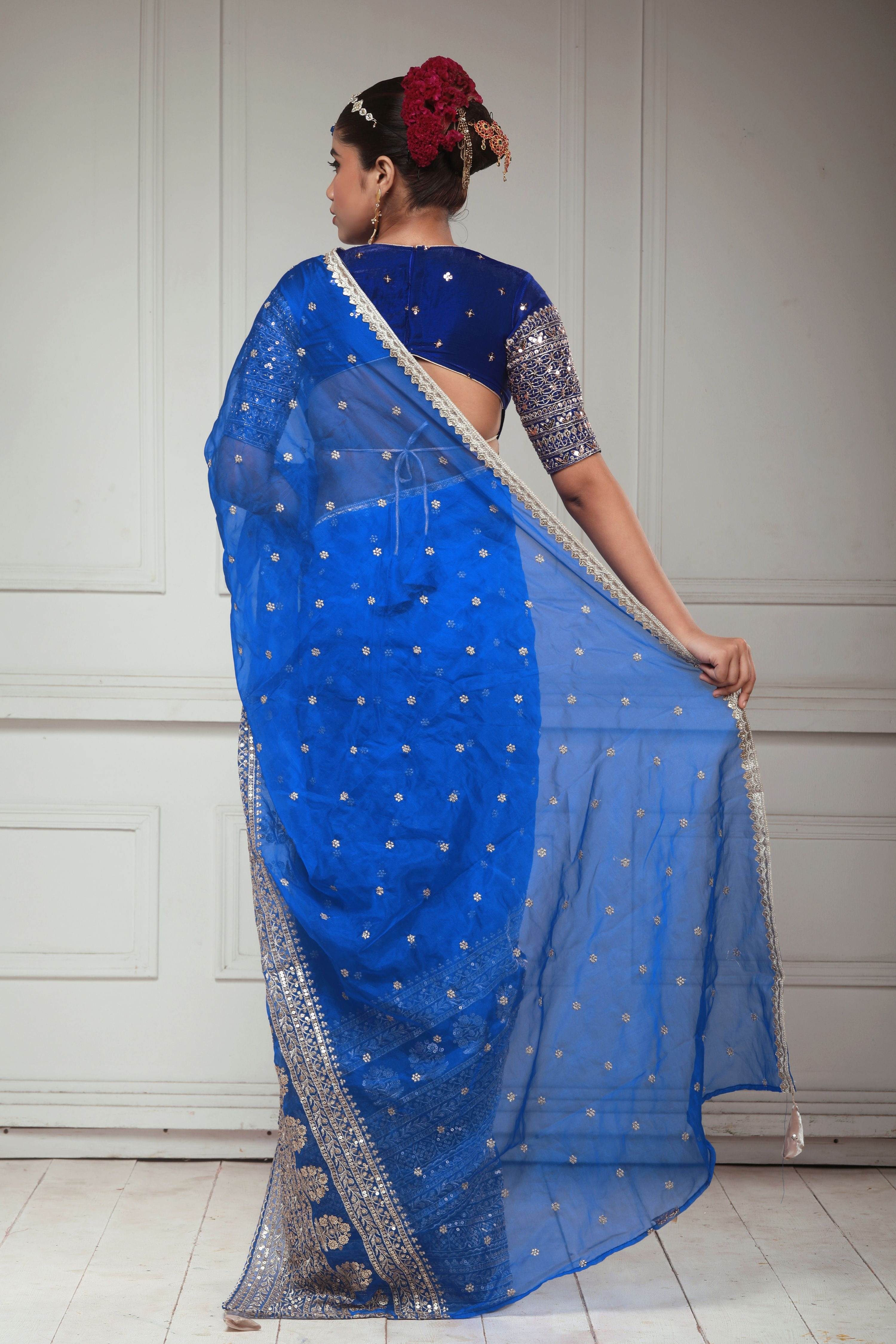 BLUEBERRY KISS SAREE