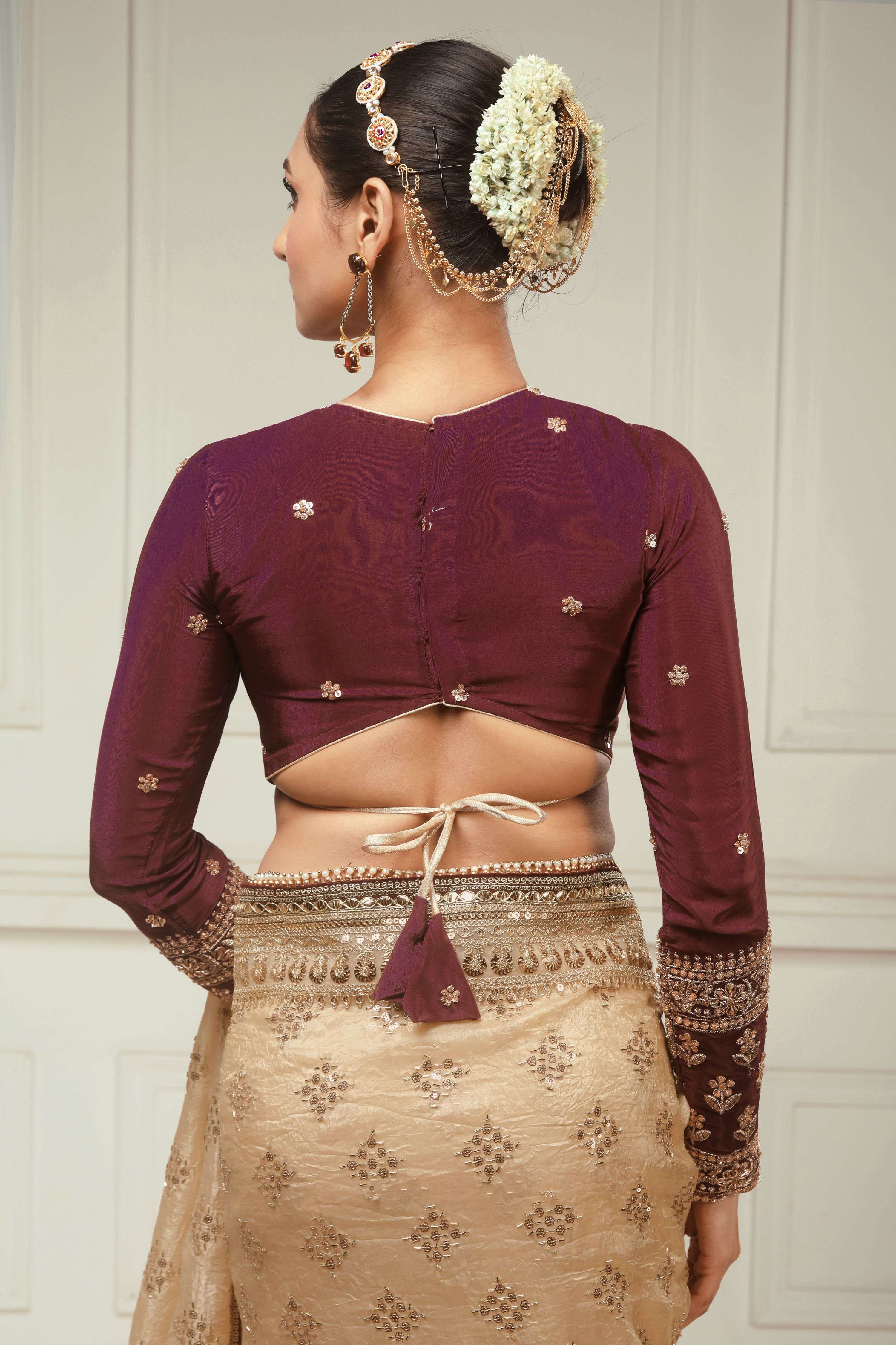 MERLOT MUSE CLASSIC BLOUSE