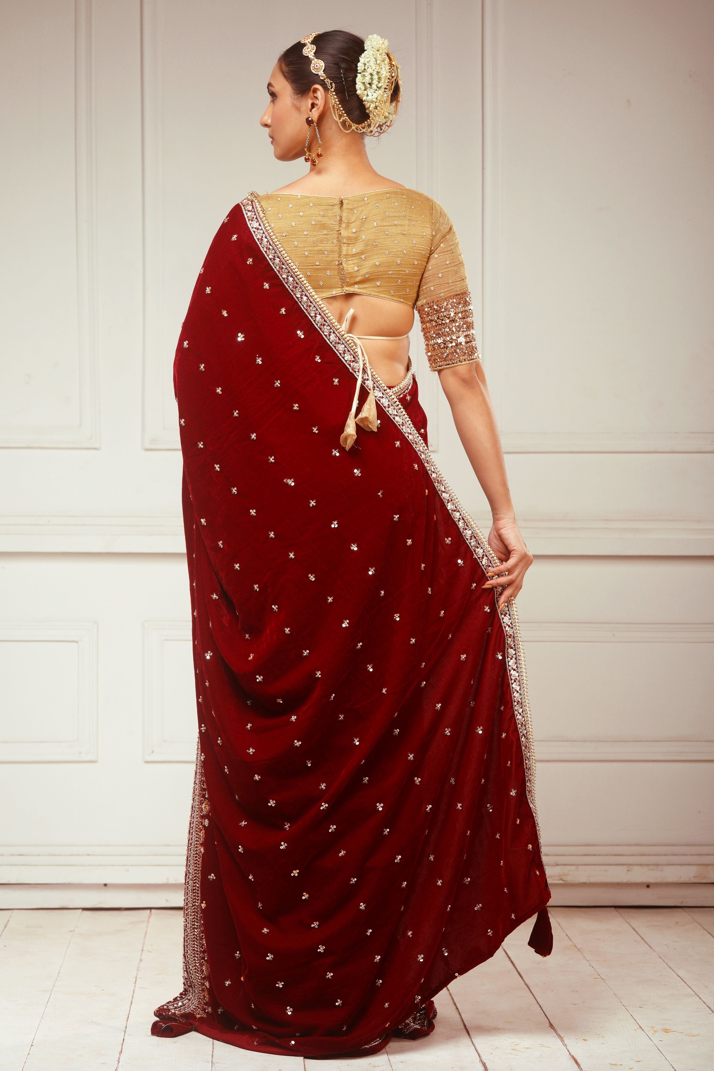 GARNET GRANDEUR SAREE