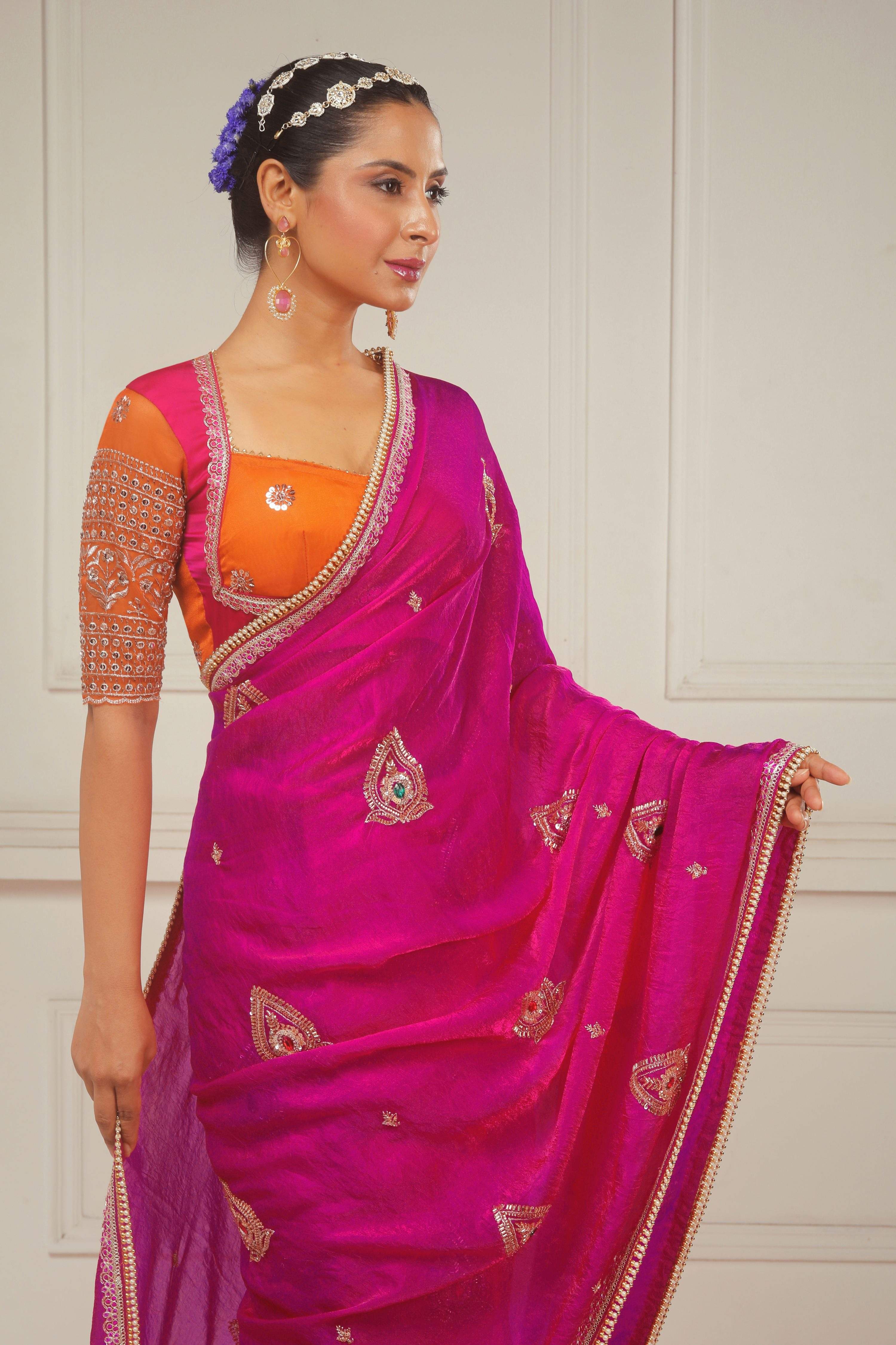 TANGERINE POETRY BLOUSE