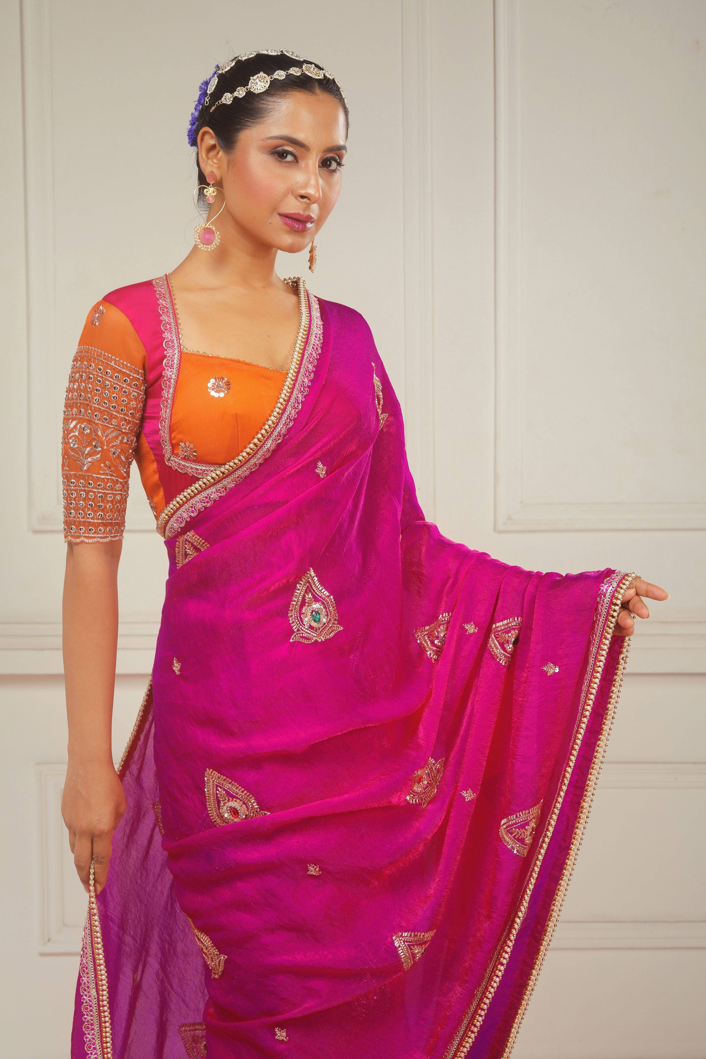 TANGERINE POETRY BLOUSE