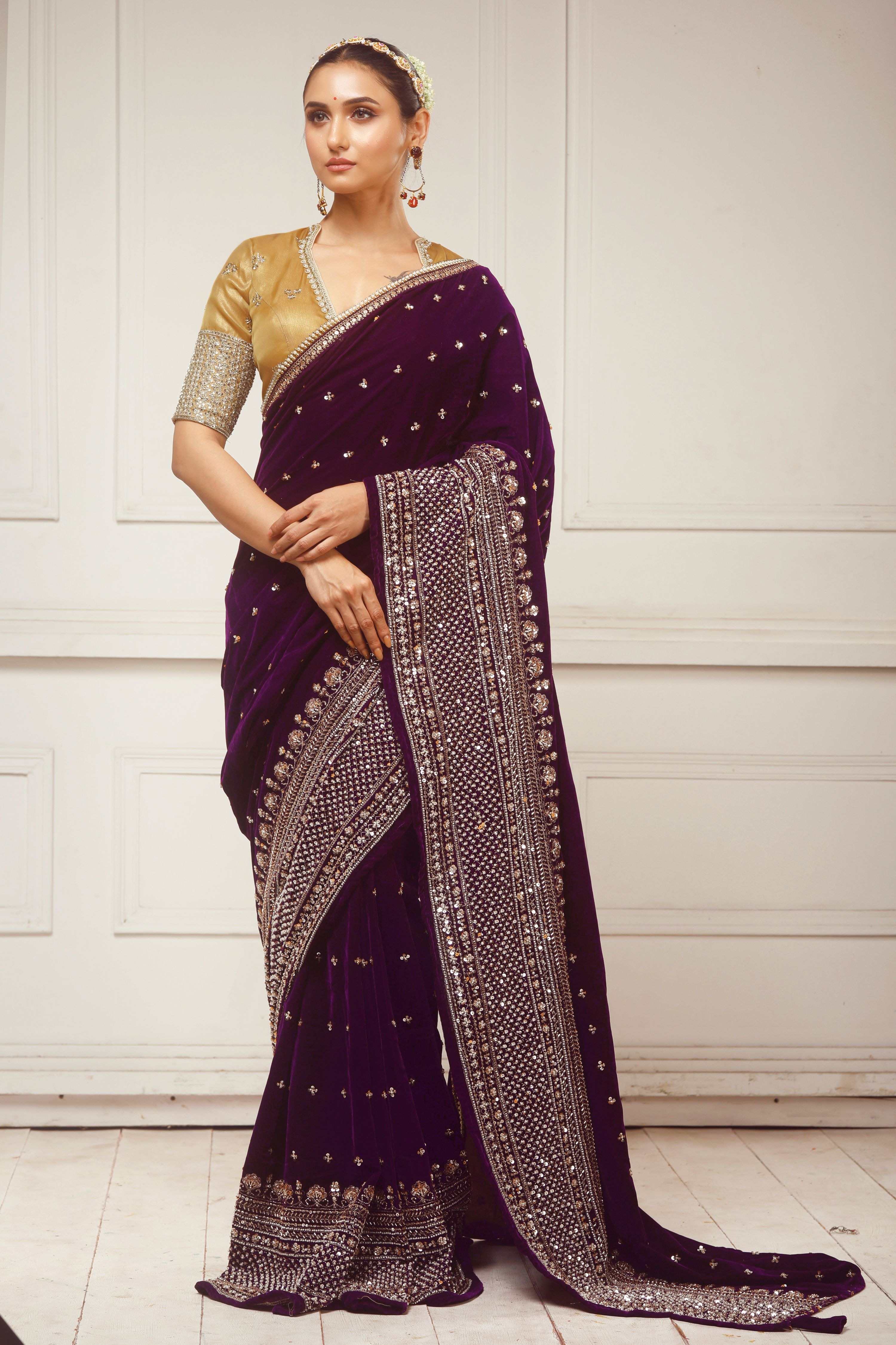 GLAM GRANDEUR SAREE WITH RADIANT FANTASY BLOUSE