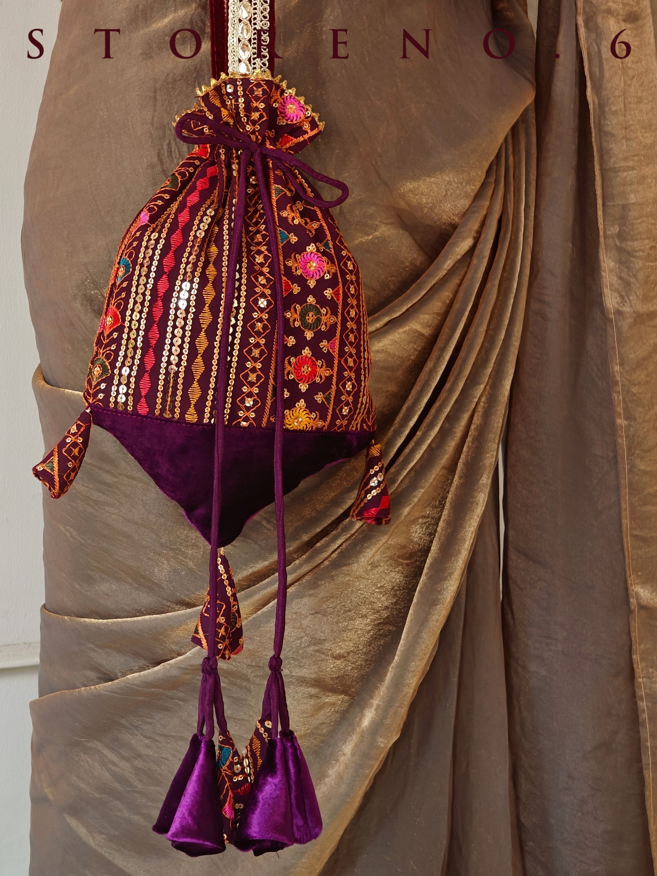 RANG BARSE POTLI BAG