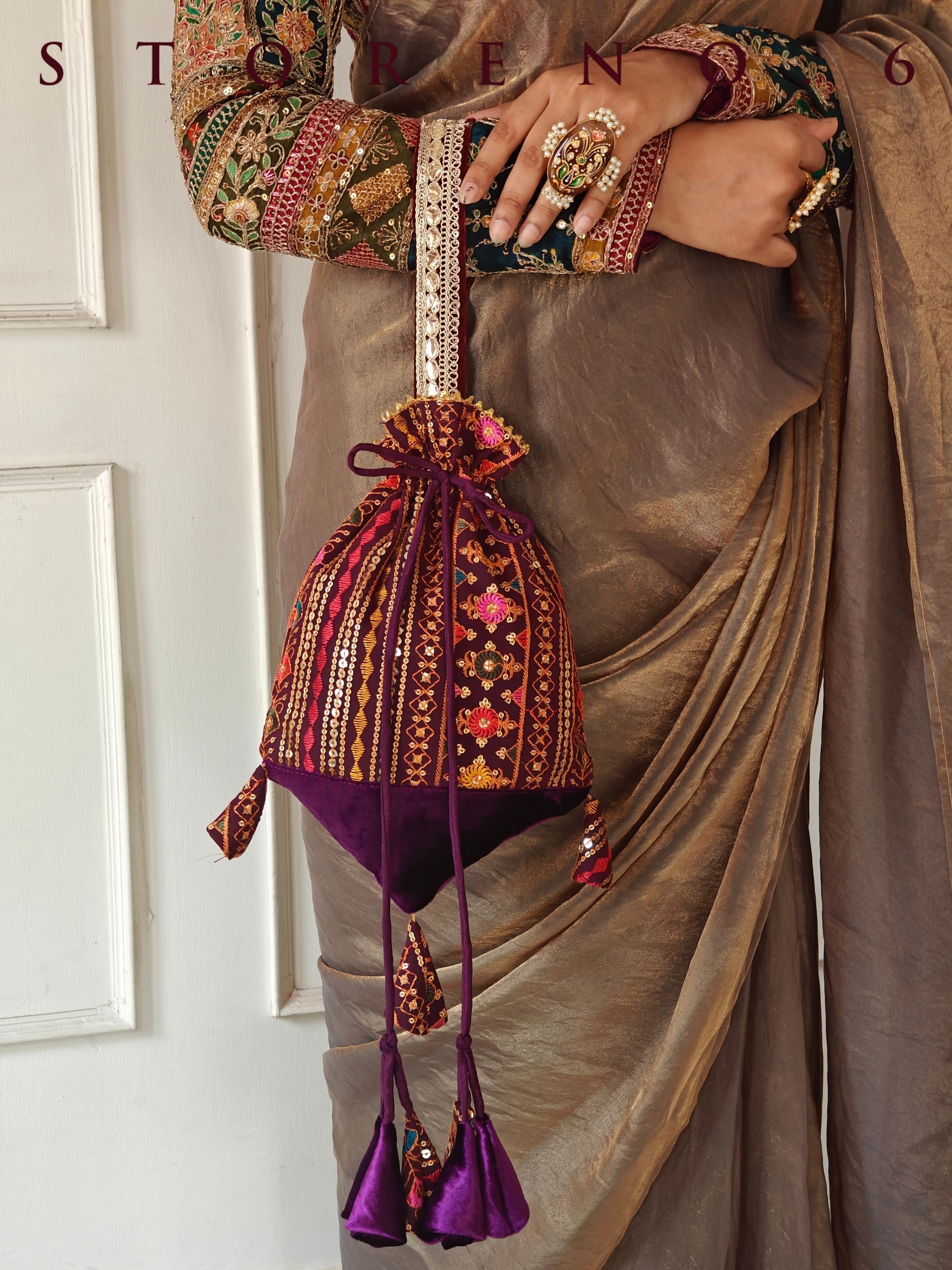 RANG BARSE POTLI BAG