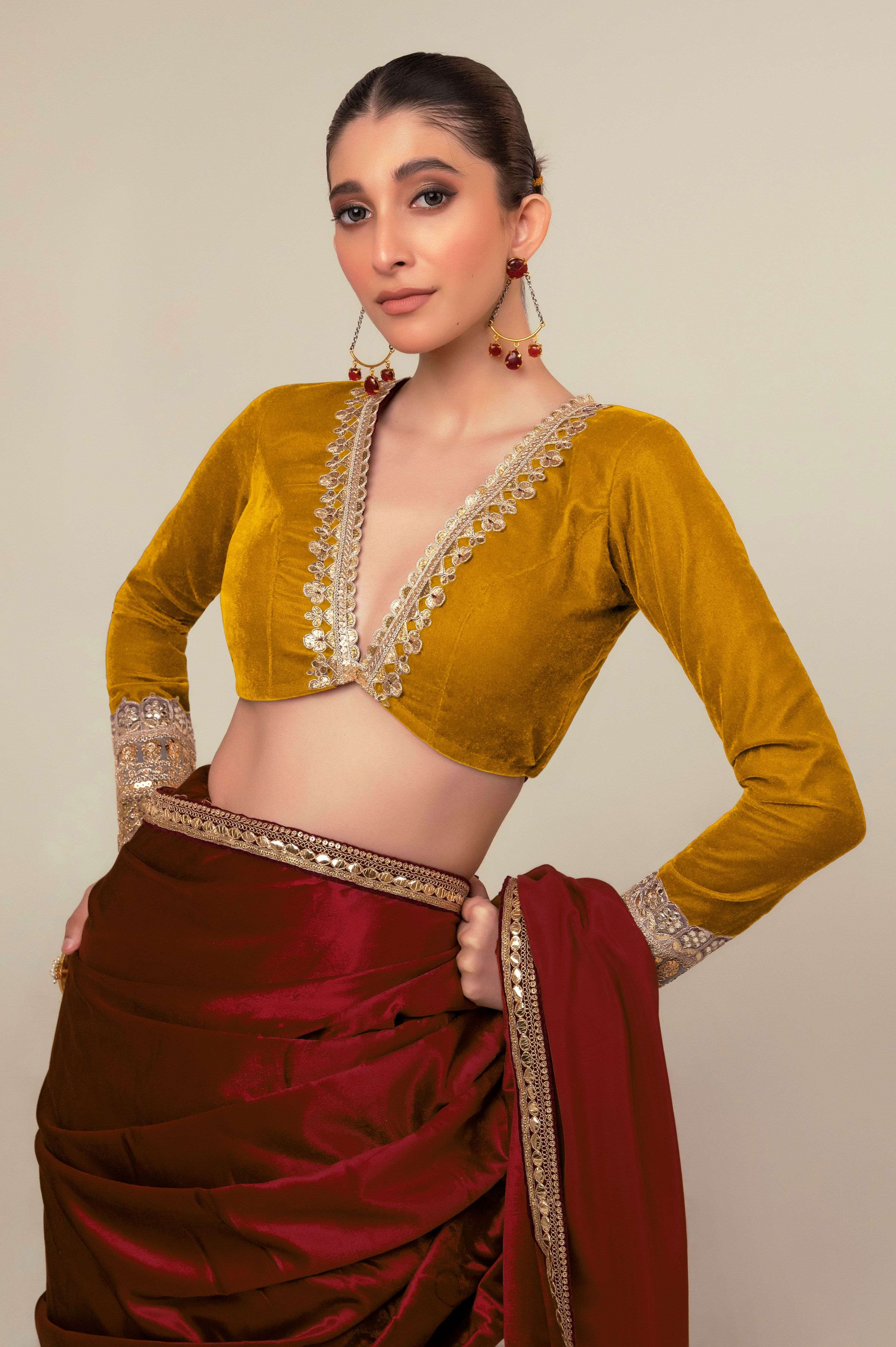 LUXE ROMANCE SAREE WITH SPICE EDGE BLOUSE