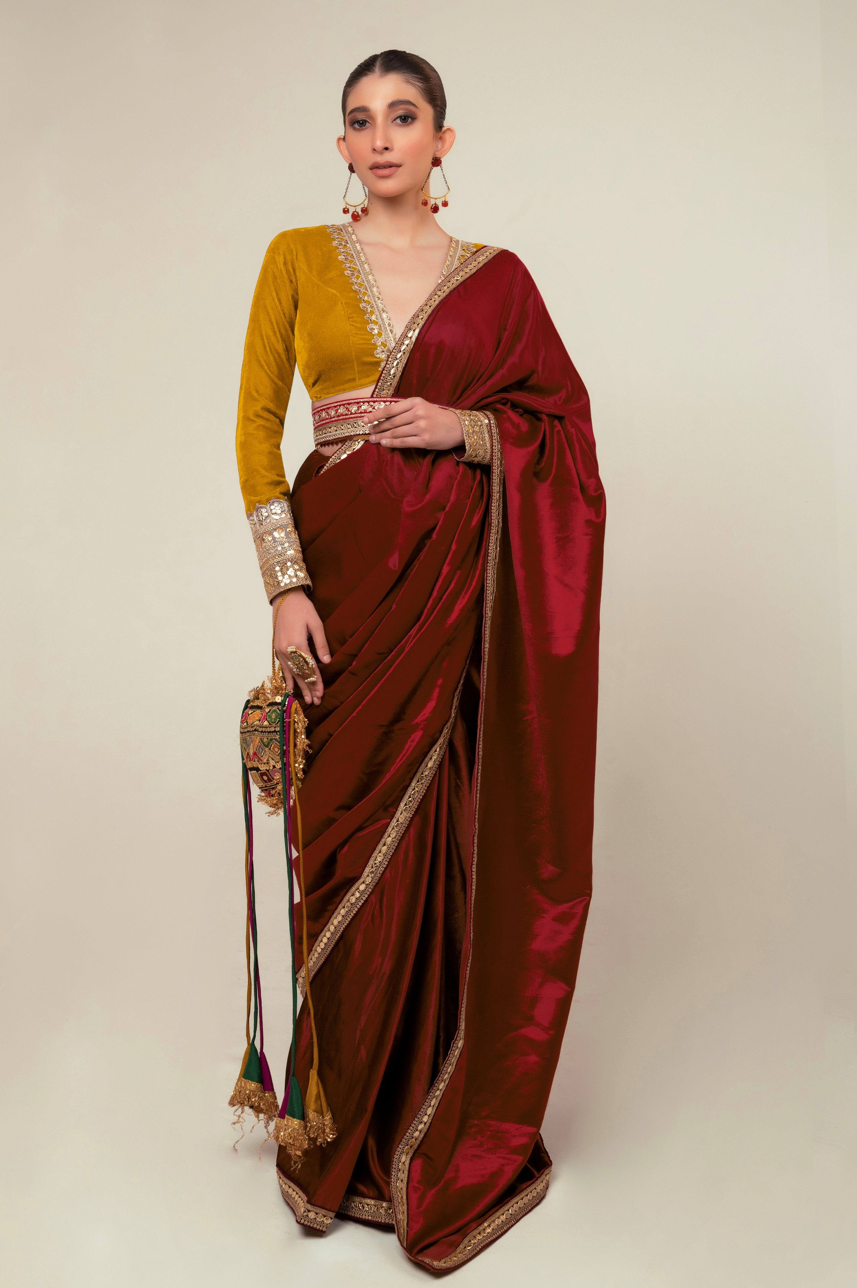 LUXE ROMANCE SAREE WITH SPICE EDGE BLOUSE